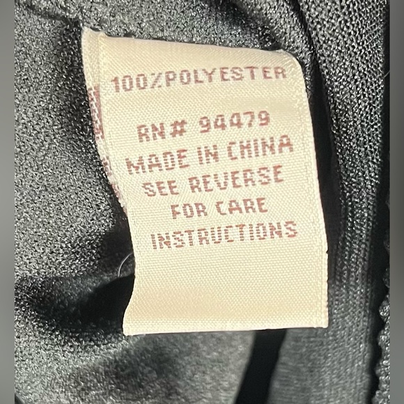 NWT Magic Semi Sheer Pleated High Low Black Skirt | Size: Medium - Picture 9 of 10